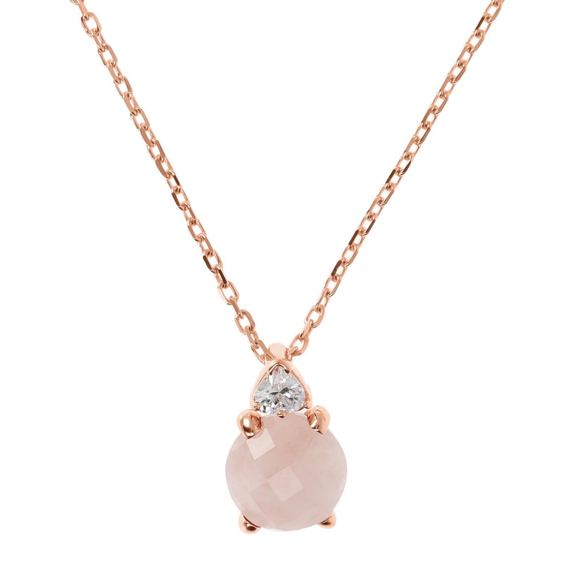 Bronzallure Felicia Necklace with CZ Necklaces Bronzallure 