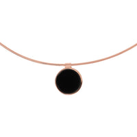 Bronzallure Alba Flat Stone Choker Necklace Necklaces Bronzallure 