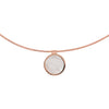 Bronzallure Alba Flat Stone Choker Necklace Necklaces Bronzallure 