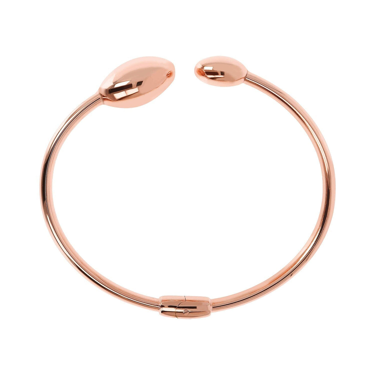 Bronzallure Purezza Open Button Bangle Bracelets Bronzallure 