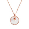 Bronzallure Alba Round Disc Necklace 40.6cm Necklaces Bronzallure 