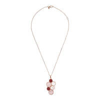 Bronzallure Alba Red Fossil Flat Necklace 43cm Bronzallure 