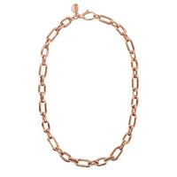 Bronzallure Purezza Oval Link Necklace 50cm Necklaces Bronzallure 