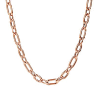 Bronzallure Purezza Oval Link Necklace 50cm Necklaces Bronzallure 