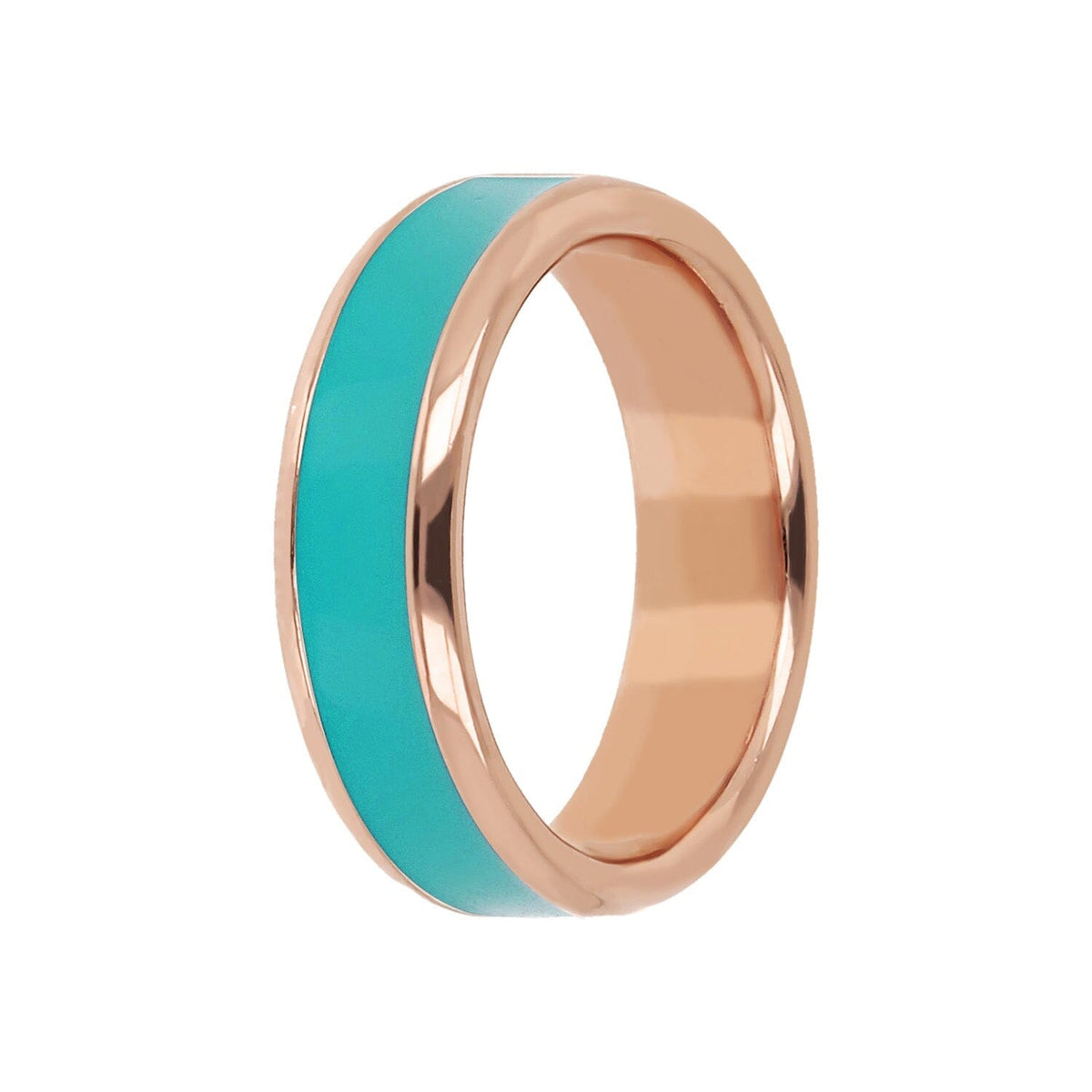 Bronzallure Miss Tiffany Enamel Band Ring Rings Bronzallure 