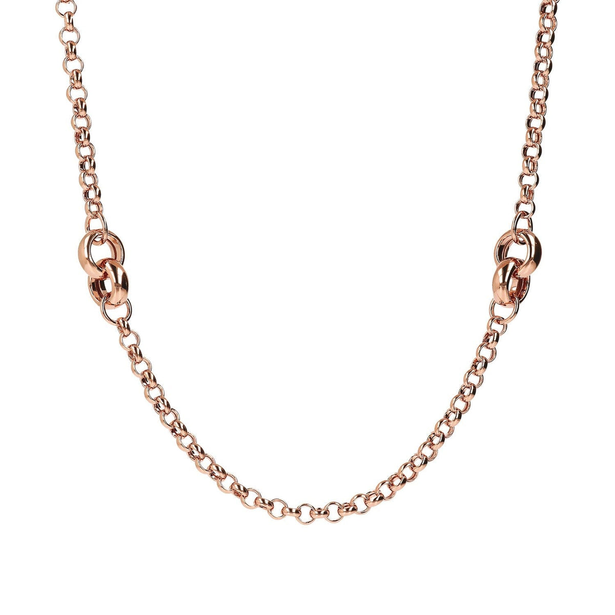 Bronzallure Purezza Long Rolo Link Necklace 91.4cm Necklaces Bronzallure 