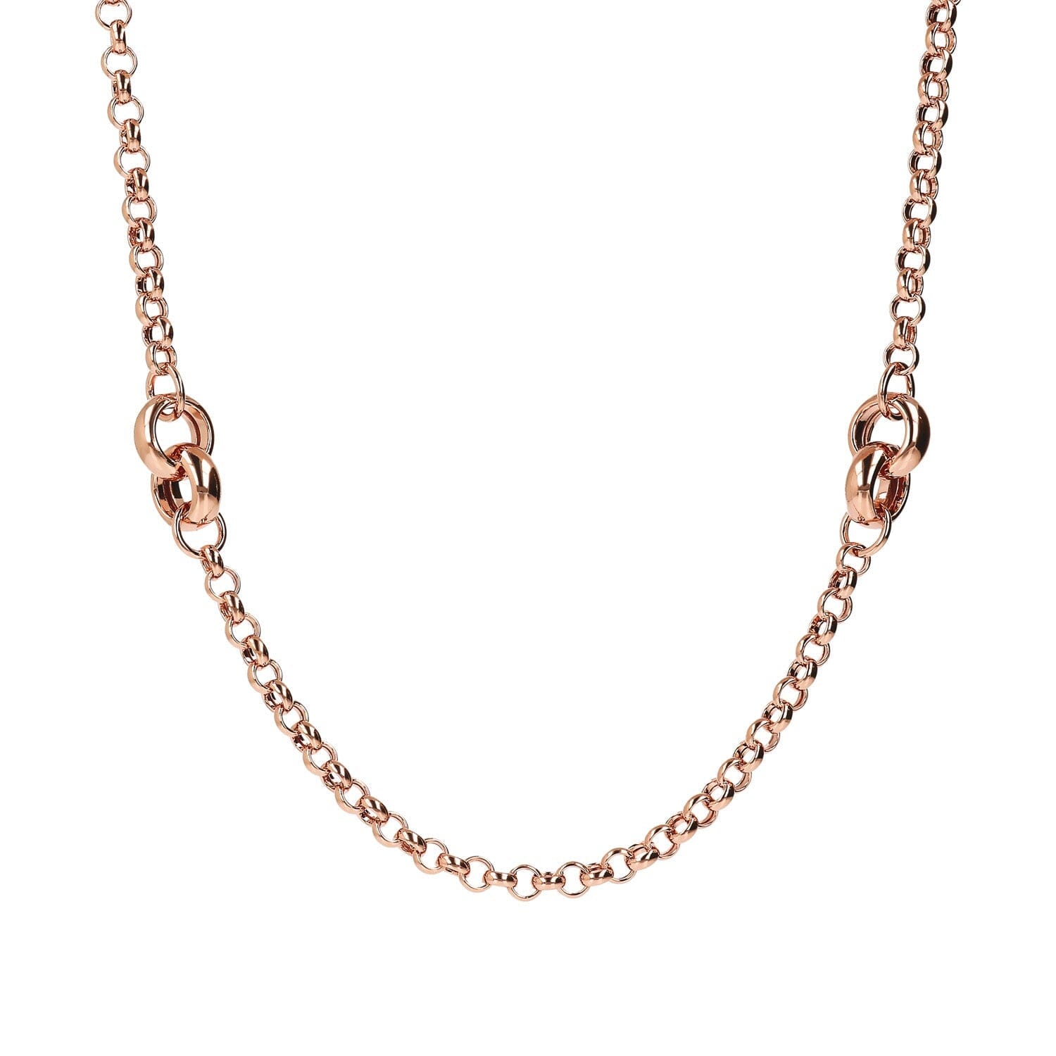 Bronzallure Purezza Long Rolo Link Necklace 91.4cm Necklaces Bronzallure 