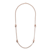Bronzallure Purezza Long Rolo Link Necklace 91.4cm Necklaces Bronzallure 