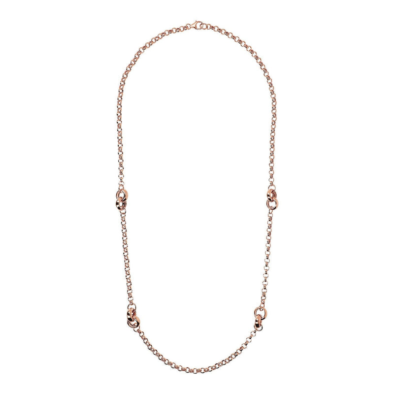 Bronzallure Purezza Long Rolo Link Necklace 91.4cm Necklaces Bronzallure 