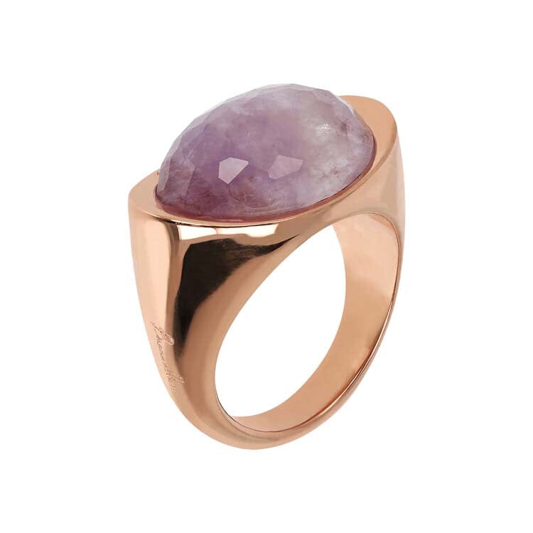 Bronzallure Felicia Amethyst Ring Rings Bronzallure 