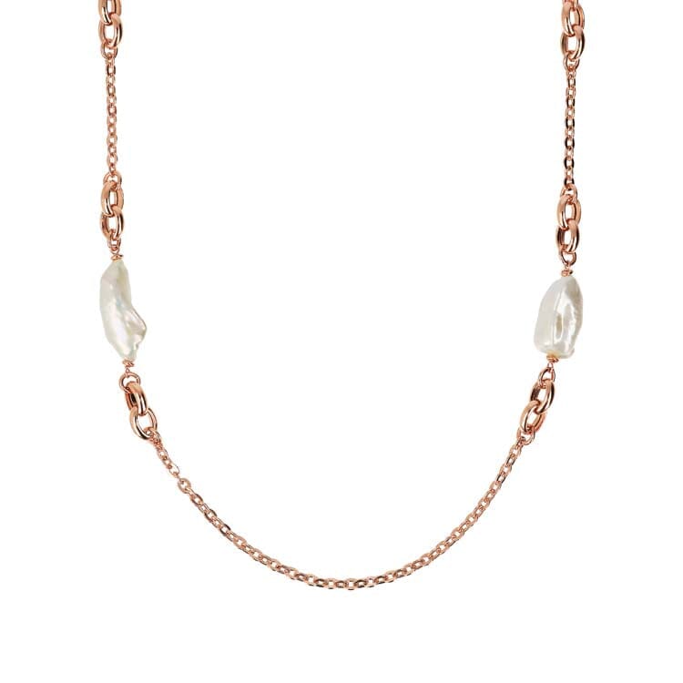 Bronzallure Maxima Pearl Necklace Necklaces Bronzallure 