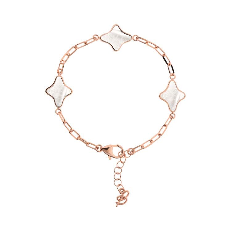 Bronzallure Alba White Mother of Pearl Bracelet Bracelets Bronzallure 
