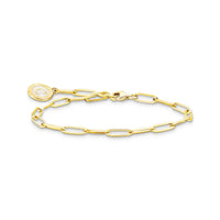 THOMAS SABO Charm Bracelet with Cold Enamel Gold Plated Bracelets THOMAS SABO Charmista 