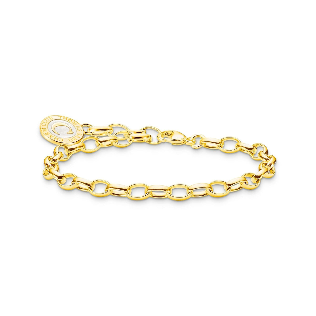 THOMAS SABO Charm Bracelet with Cold Enamel Gold Plated Bracelets THOMAS SABO Charmista 