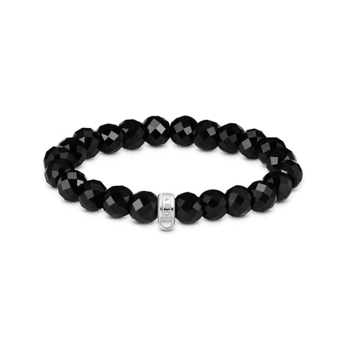 THOMAS SABO Charm bracelet Obsidian Oval Beads Bracelets Thomas Sabo 