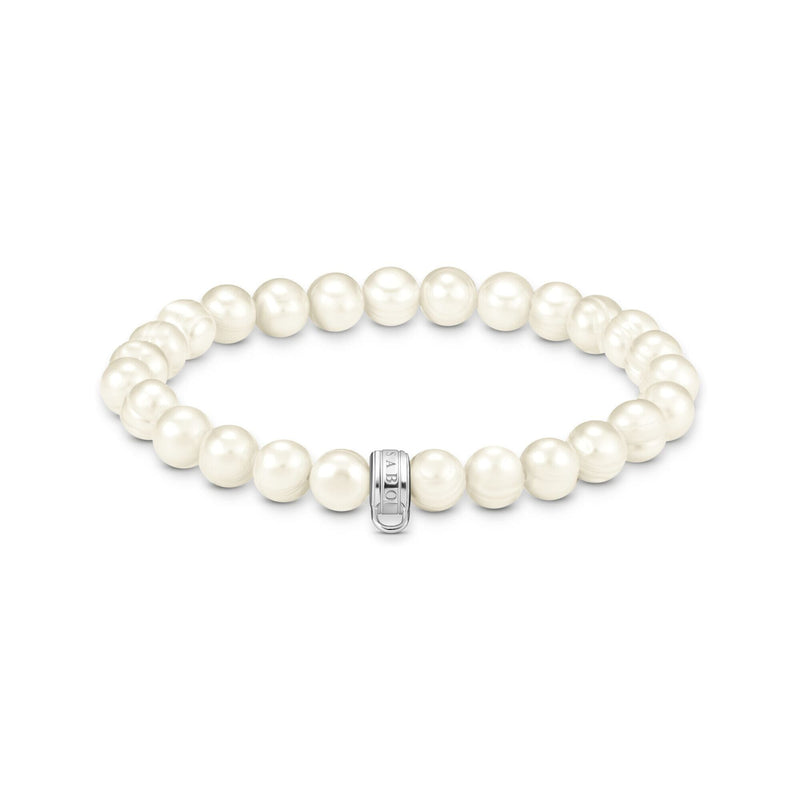 THOMAS SABO Charm bracelet with freshwater cultured pearls Bracelets Thomas Sabo 