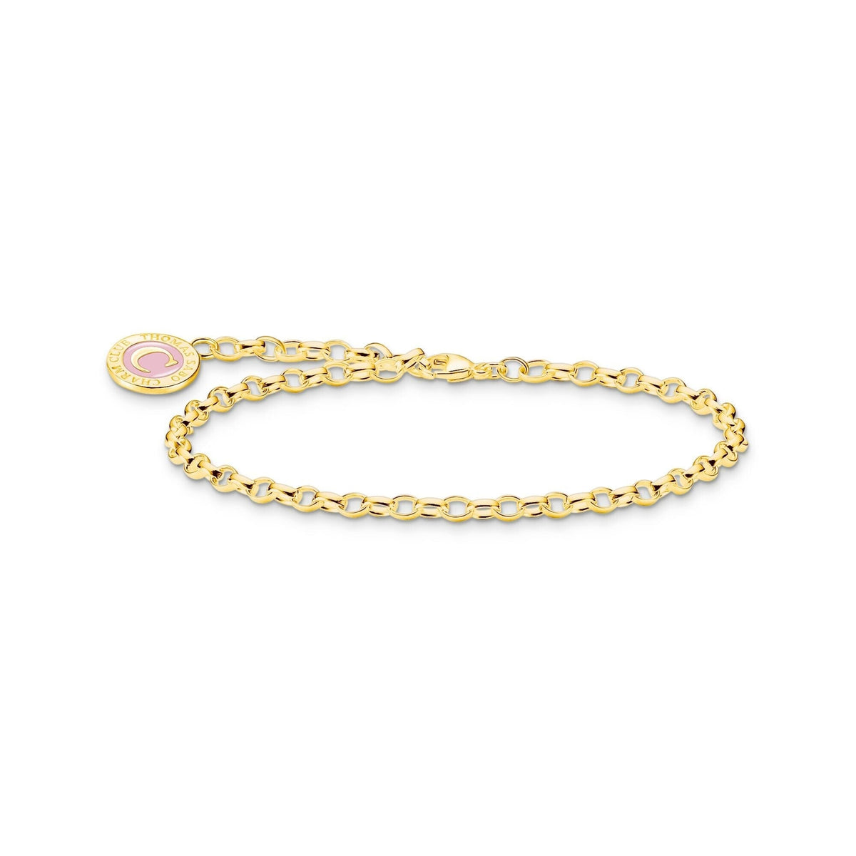 THOMAS SABO Charm Bracelet with Cold Enamel Gold Plated Bracelets THOMAS SABO Charmista 