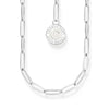 THOMAS SABO Member Charm Necklaces with Charmista Disc Silver Necklaces THOMAS SABO Charmista 