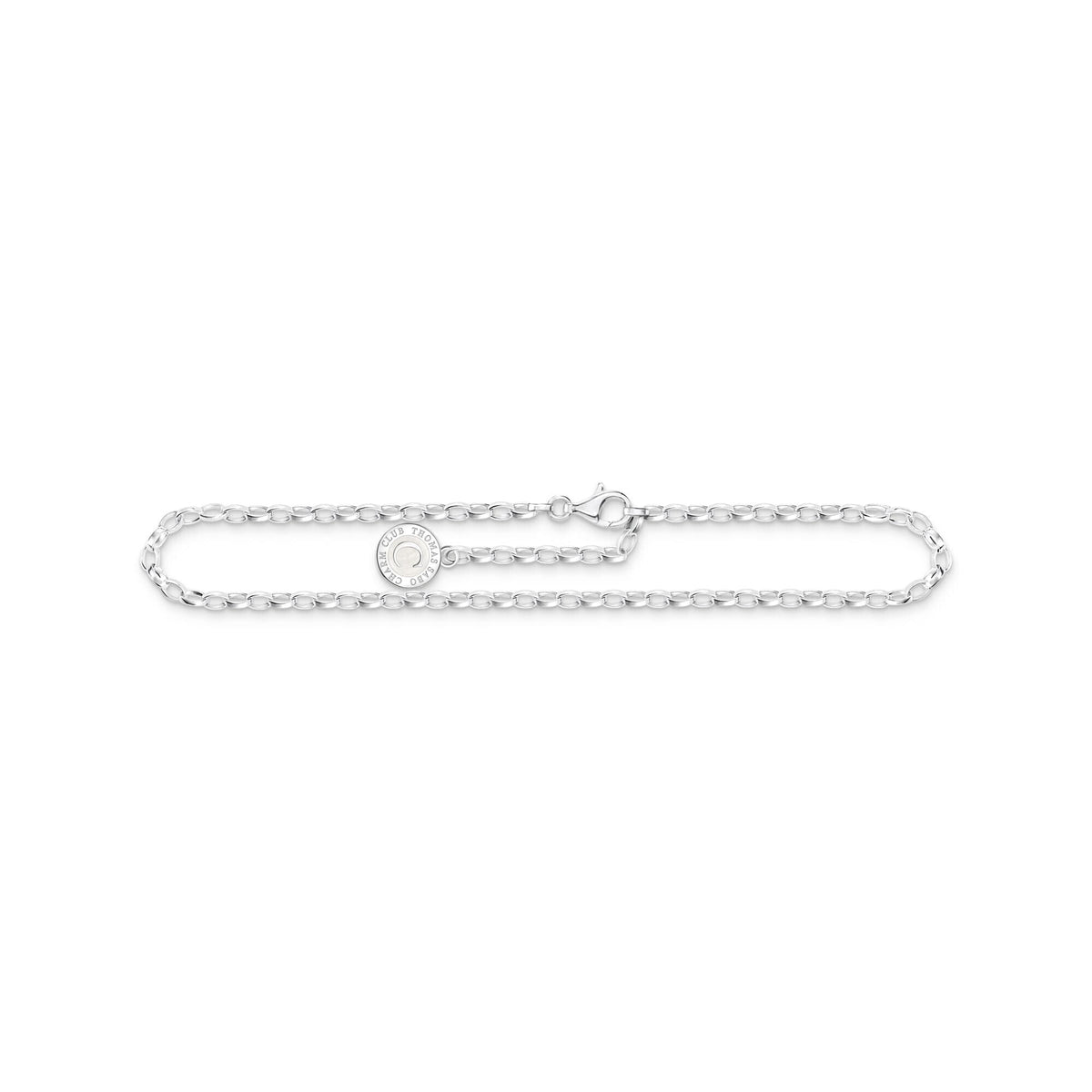THOMAS SABO Charm Anklet Cold Enamel Silver Anklets THOMAS SABO Charmista 