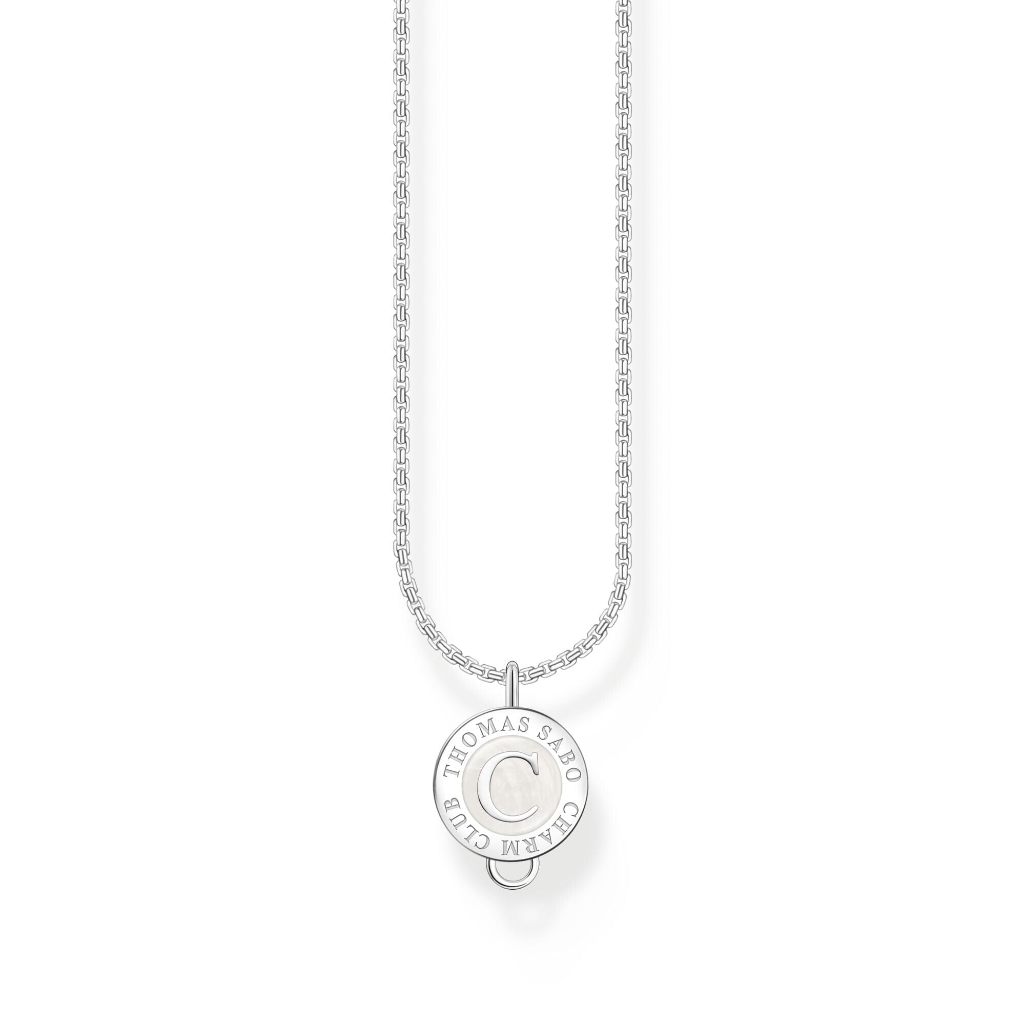 THOMAS SABO Charm Necklaces with Cold Enamel Silver Necklaces THOMAS SABO Charmista 