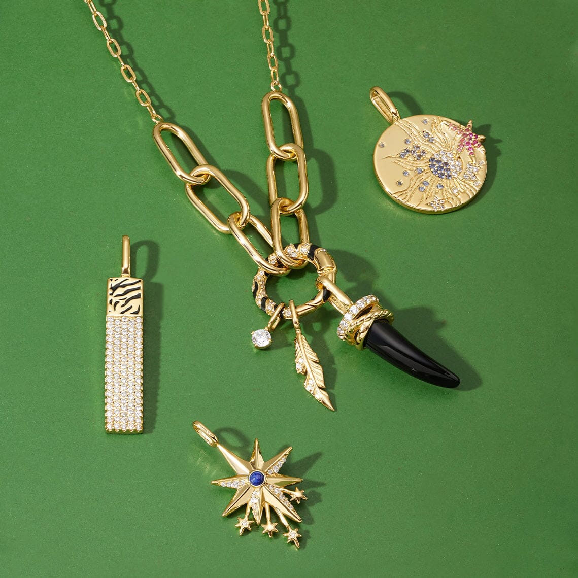 Ania Haie Gold Shooting Star Charm Charms Ania Haie 