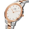 Daniel Wellington Iconic Link Lumine 32 Rose Gold & Silver White Watch Watches Daniel Wellington 