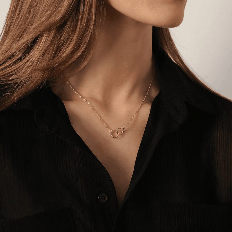 Daniel Wellington Elan Unity Necklace Rose Gold Necklaces Daniel Wellington 