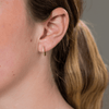 NOEL NIGHTS SHINE HOOP EARRINGS GOLD Bevilles Jewellers 