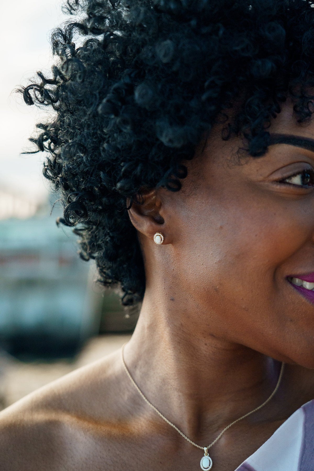 OPAL GLOW BLACKWATTLE WHITE CREATED OPAL EARRINGS GOLD Bevilles Jewellers 