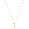LUXURY LETTERS V INITIAL PENDANT GOLD Pendants Georgini 