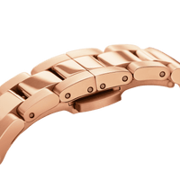 Daniel Wellington Iconic Link 36 Rose Gold & Black Watch Watches Daniel Wellington 
