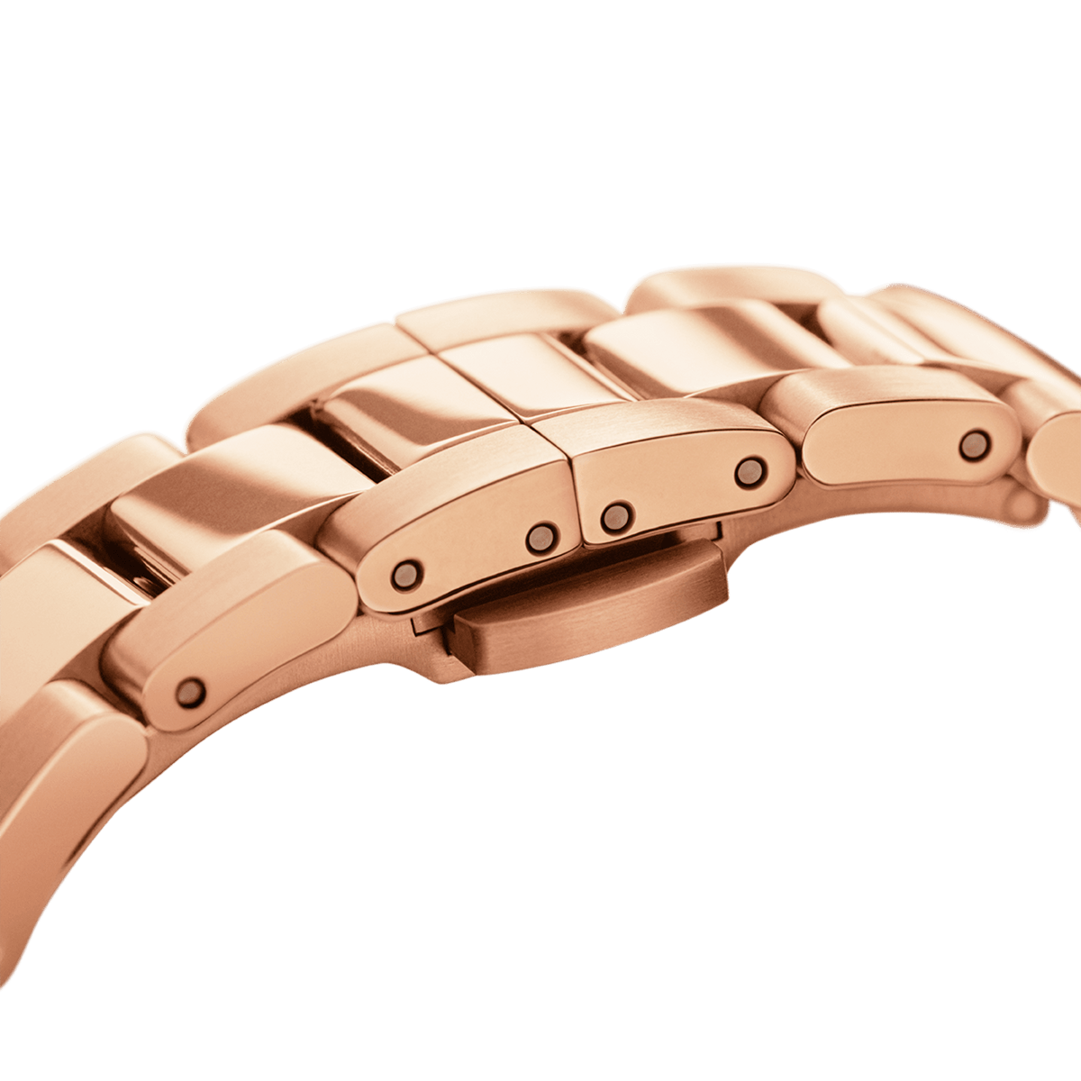 Daniel Wellington Iconic Link 36 Rose Gold & Black Watch Watches Daniel Wellington 