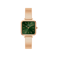 Daniel Wellington Quadro Studio 22x22 Rose Gold & Emerald Watch Watches Daniel Wellington 