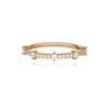 GEORGINI RED CARPET GALA RING ROSE GOLD Bevilles Jewellers 