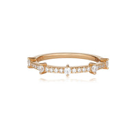 GEORGINI RED CARPET GALA RING ROSE GOLD Bevilles Jewellers 