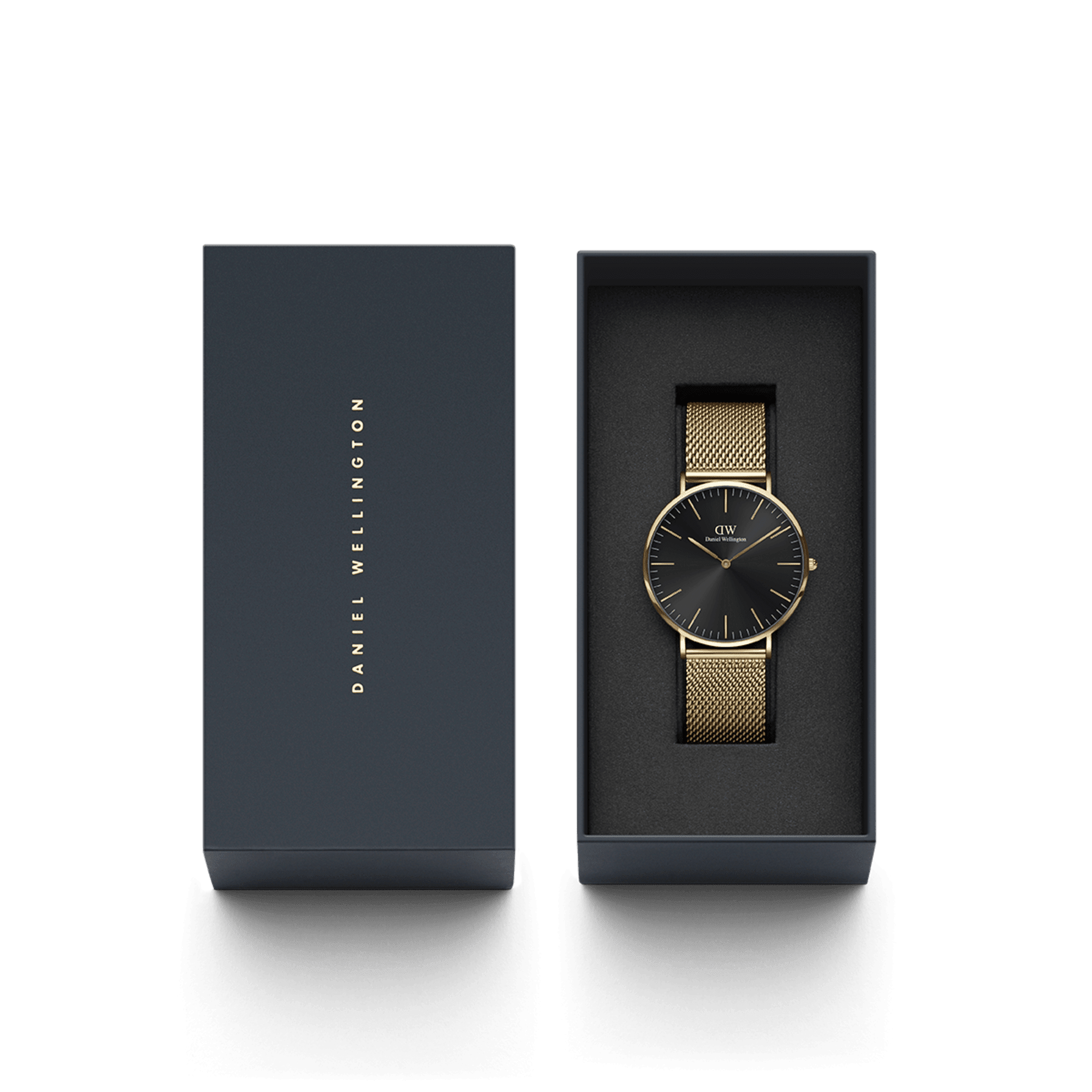Daniel Wellington Classic 40 Evergold Gold & Onyx Watch Watches Daniel Wellington 