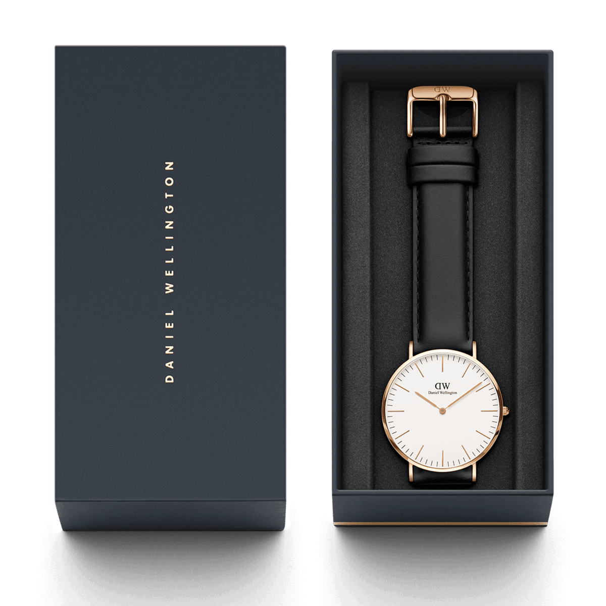 Daniel Wellington Classic 40 Sheffield Rose Gold & White Watch Watches Daniel Wellington 