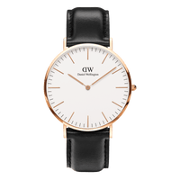 Daniel Wellington Classic 40 Sheffield Rose Gold & White Watch Watches Daniel Wellington 