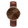 Daniel Wellington Classic 40 St Mawes Rose Gold & Amber Watch Watches Daniel Wellington 