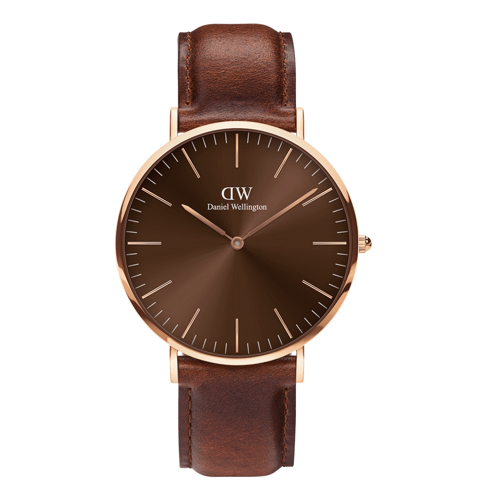 Daniel Wellington Classic 40 St Mawes Rose Gold & Amber Watch Watches Daniel Wellington 