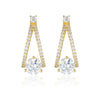 GEORGINI RED CARPET CHAMPAGNE EARRINGS GOLD Bevilles Jewellers 