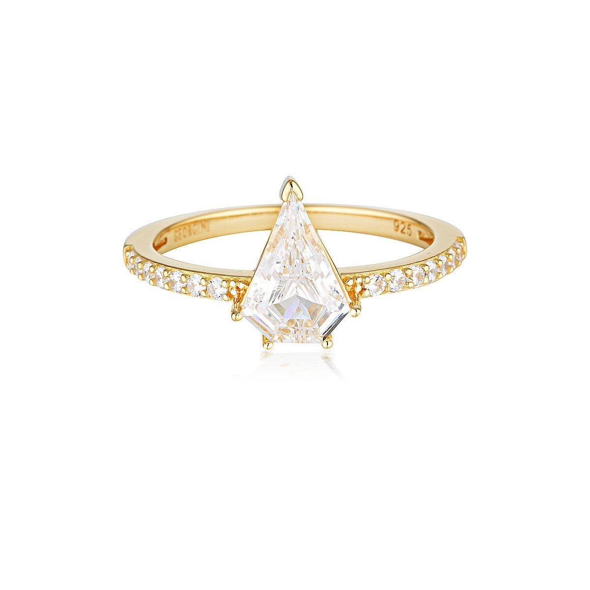 Georgini Rock Star Shield Gold Ring - 10 Rings Georgini 