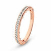 Georgini - Vienna Rose Gold Cubic Zirconia Ring Bevilles Jewellers 7 