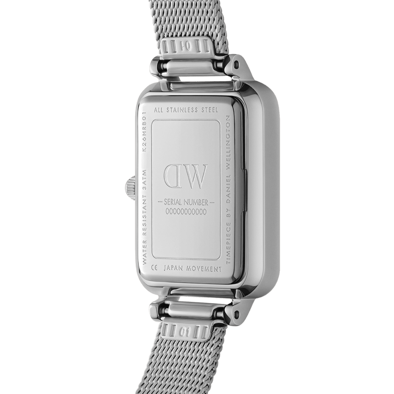 Daniel Wellington Quadro 20X26 Unitone Silver Watch Watches Daniel Wellington 