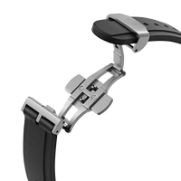 Daniel Wellington Iconic Motion 40 Silver & Black Watch Watches Daniel Wellington 