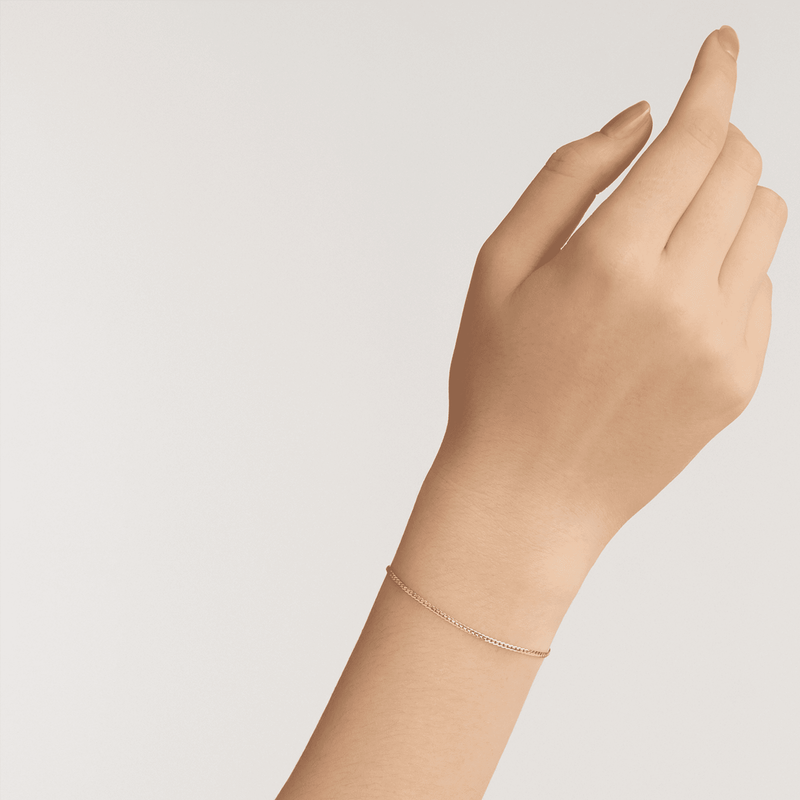 Daniel Wellington Elan Flat Chain Bracelet Rose Gold Bracelets Daniel Wellington 