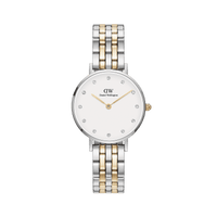 Daniel Wellington Petite Lumine 28 5-Link Gold & Silver White Watch Watches Daniel Wellington 