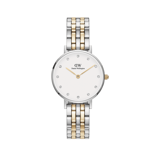 Daniel Wellington Petite Lumine 28 5-Link Gold & Silver White Watch Watches Daniel Wellington 