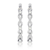 GEORGINI RED CARPET OVATION EARRINGS PEARL/ SILVER Bevilles Jewellers 