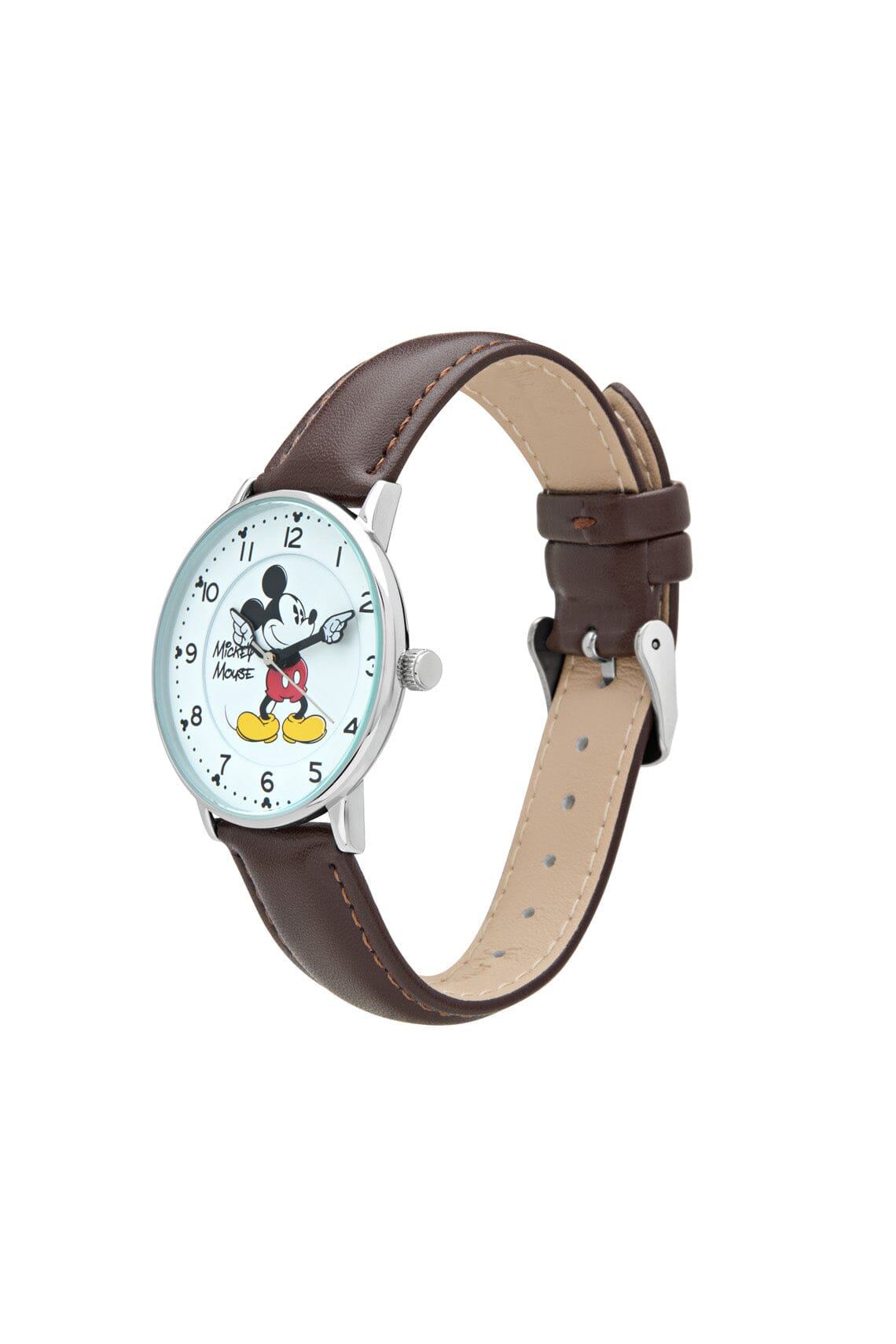 Disney Icon Mickey Collectors Edition 38mm Brown Leather Watch Watches Disney 
